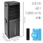 Aircooler, klimatyzer, nawilżacz powietrza PAE 80