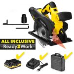 Akumulatorowa pilarka tarczowa PCSS 10-20V plus Wielofunkcyjny akumulator Flexpower 20V 2,0 Ah