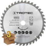 Zestaw tarcz do drewna do pilarki Ø 190 mm (40 zębów), 3-częściowy